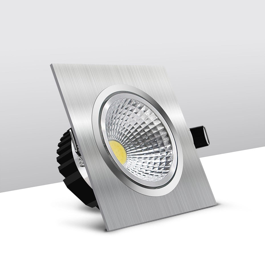 Dimmable LED Downlight 30W 24W Square Recessed Ceiling Lamp 7W 12W led spot lights Ceiling Fixtures Lighting Indoor Light Natural White