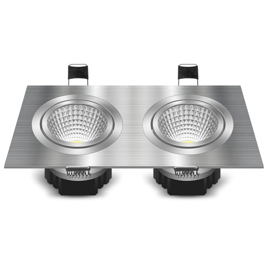 Dimmable LED Downlight 30W 24W Square Recessed Ceiling Lamp 7W 12W led spot lights Ceiling Fixtures Lighting Indoor Light Natural White