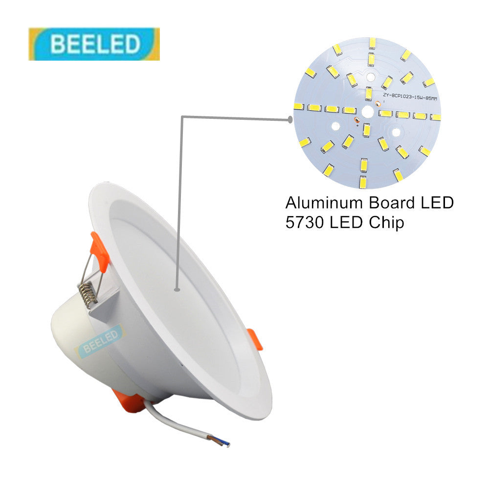led downlight 6 pack 3W 5W 7W 9W 12W 15W LED downlights Recessed LED Ceiling light Spot Light Lamp white LED Bulb lamp smd 5733