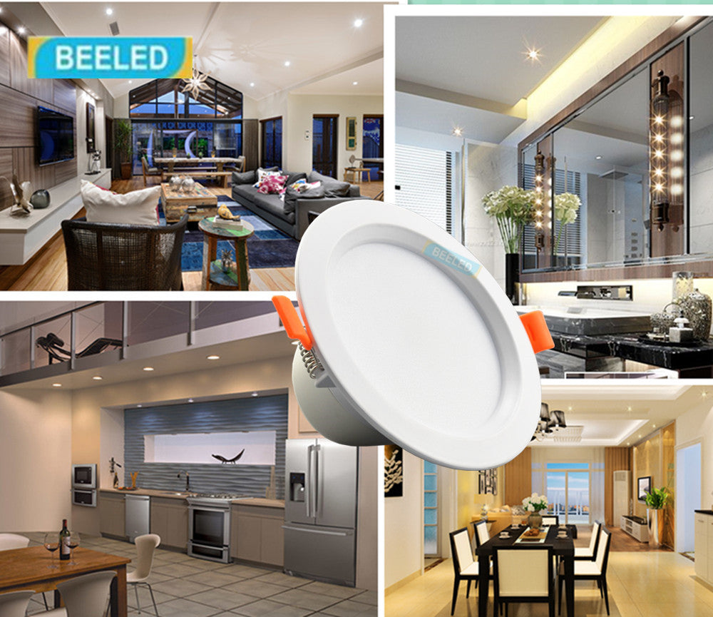 led downlight 6 pack 3W 5W 7W 9W 12W 15W LED downlights Recessed LED Ceiling light Spot Light Lamp white LED Bulb lamp smd 5733