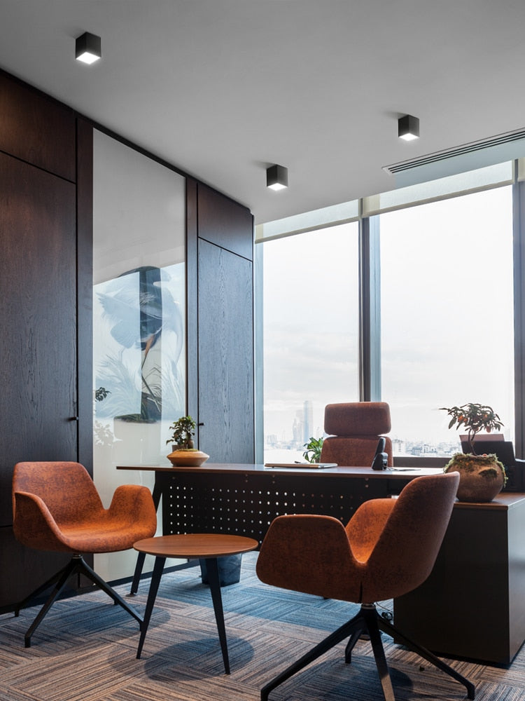 Square Surface Mounted LED Downlights 7W 14W LED Ceiling Lamp Spot Lights AC85- 265V indoor lighting