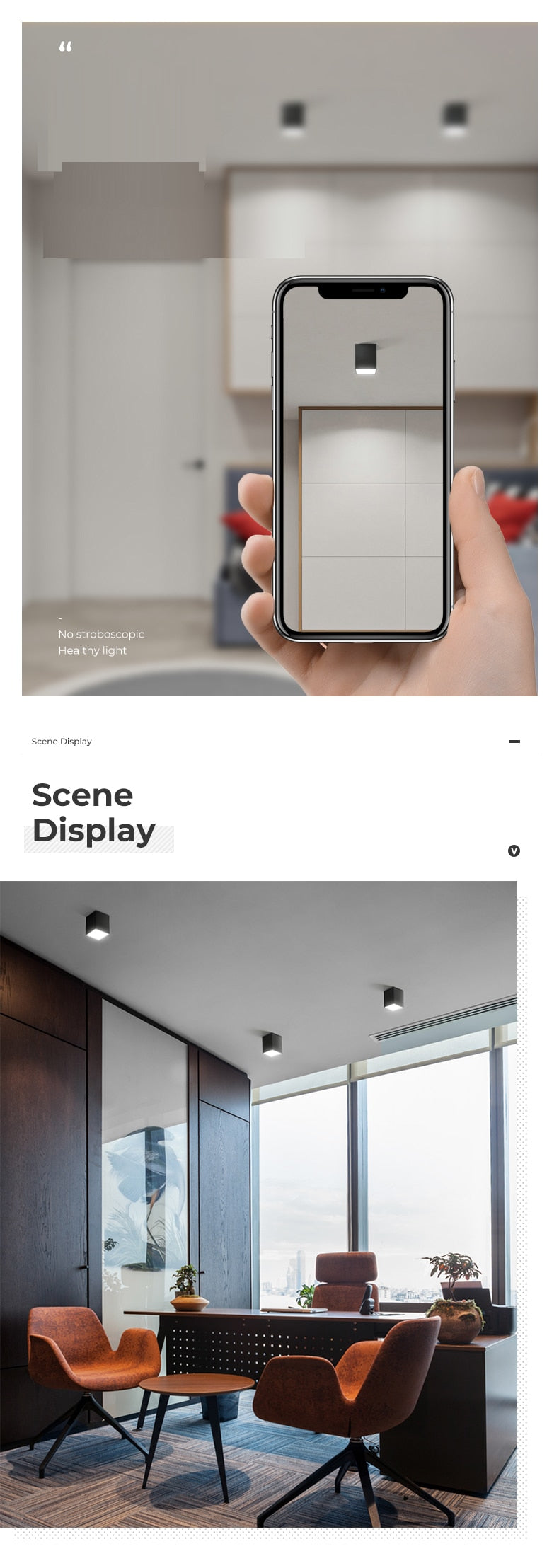 Square Surface Mounted LED Downlights 7W 14W LED Ceiling Lamp Spot Lights AC85- 265V indoor lighting