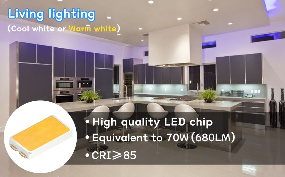 LED Downlights Bluetooth Ceiling Lamp 7W LED Spot Light AC90V-240V Recessed Round RGB Light Timed Dimmable bathroom bedroom
