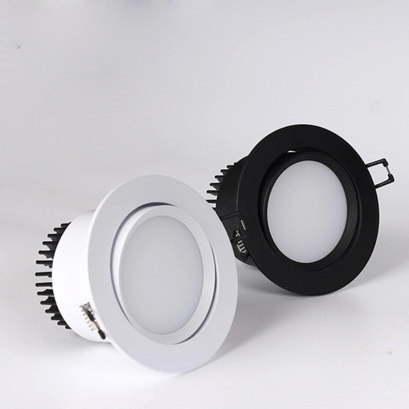 LED downlight LED super bright dimmable embedded Lez light COB 3W 5W 7W 12W 15W 20W led spotlight decoration LED ceiling light AC