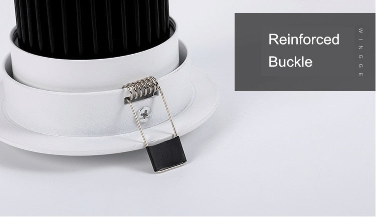 LED downlight LED super bright dimmable embedded Lez light COB 3W 5W 7W 12W 15W 20W led spotlight decoration LED ceiling light AC