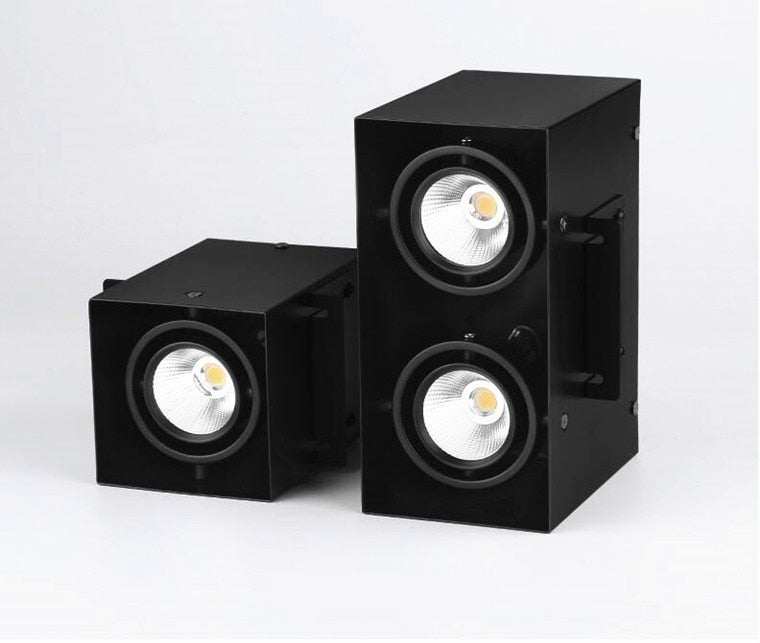 Square Surface Mounted Dimmable COB LED Downlights 10W 20W LED Ceiling Spot Lights AC85~265V LED Ceiling Lamps Indoor Lighting