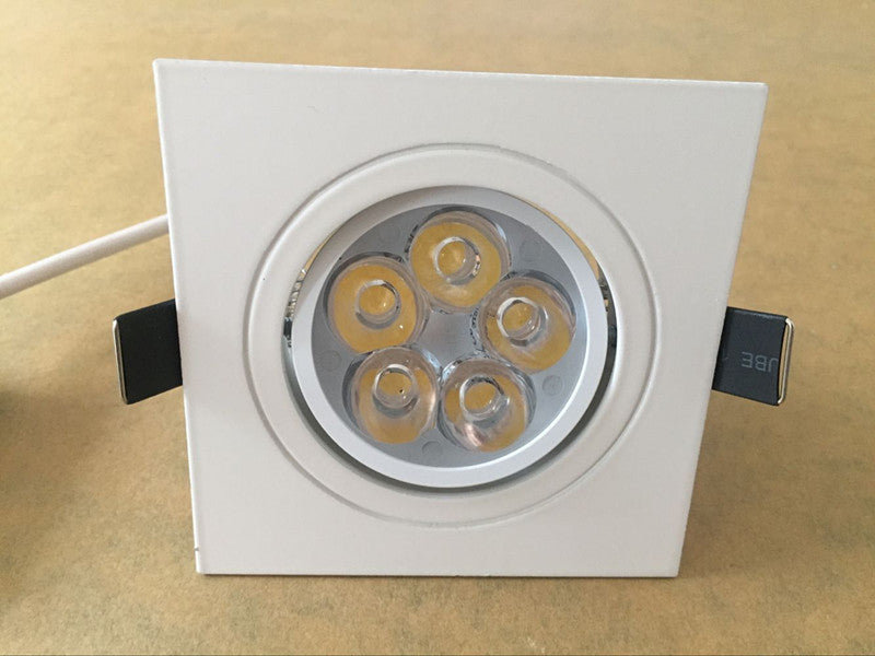 Dimmable Led downlight light Ceiling 10pcs square Spot Light 6w 8w 10w ac 85-265V ceiling recessed Lights Indoor Lighting
