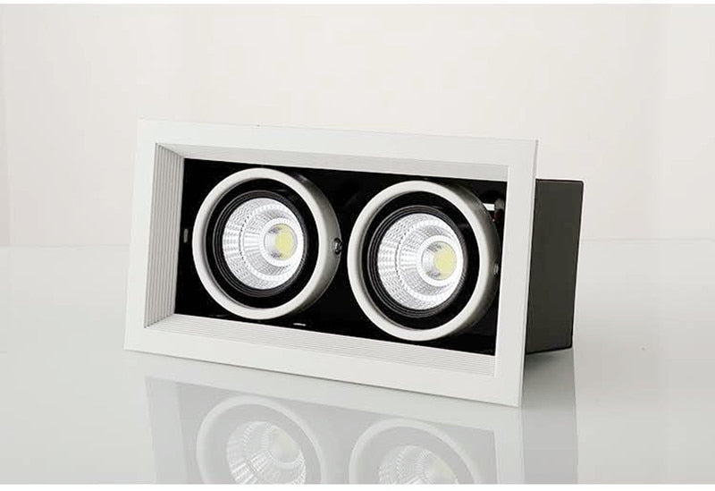 Dimmable Square Recessed Cob Led Downlights 15w 30W 45W Ceiling Lamps AC220V 90-260V Ceiling Square Light For Bedroom Hotel Room