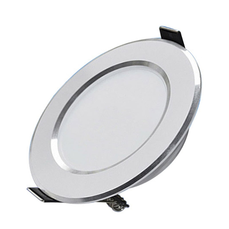 Hot Sale 5W 7W 9W Waterproof LED Downlight Dimmable Warm White Cold White 3 Color Recessed LED Lamp Spot Light AC220V