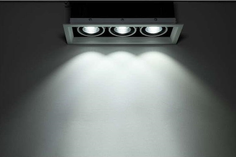 Dimmable Square Recessed COB LED Downlights 10W 20W 30W LED Ceiling Spot Lights AC85-265V LED Ceiling Lamps Indoor Lighting