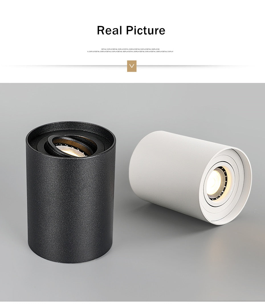 GU10 Led Downlight Round Surface Mounted Led Ceiling Light gu10 bulb Replaceable Ceiling Spot Lamp For Living Room Bedroom Store