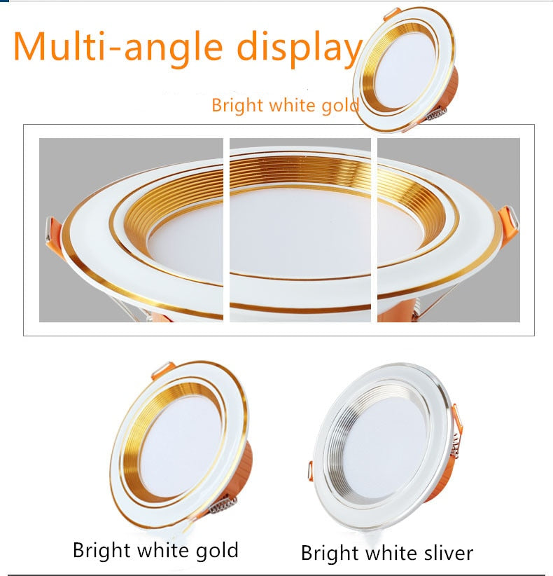 Led downlight LED ceiling embedded 3w ultra-thin 2.5-inch downlight 8cm hole embedded ceiling round led panel light