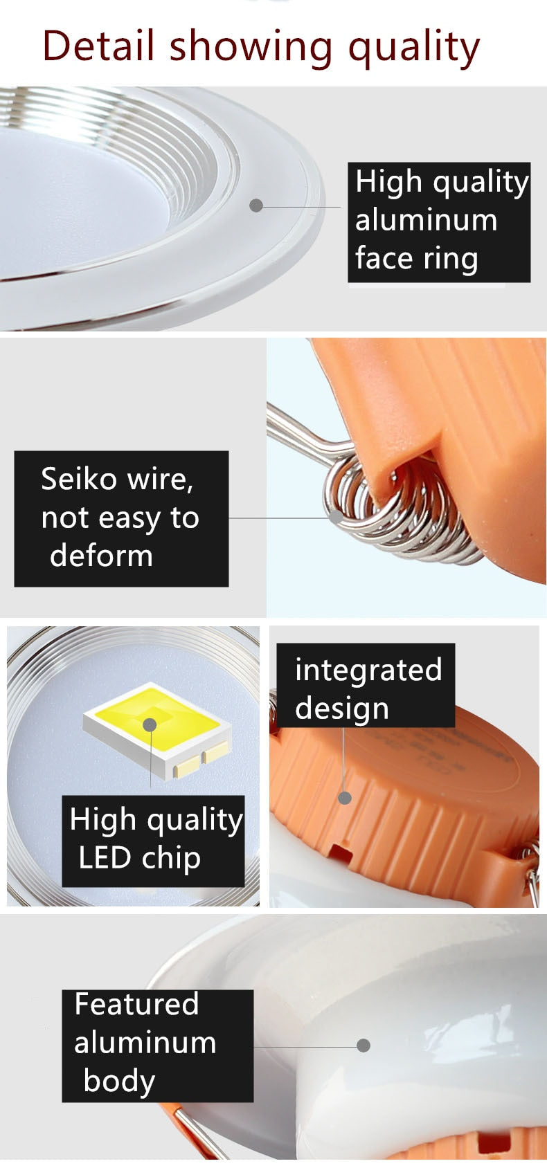 Led downlight LED ceiling embedded 3w ultra-thin 2.5-inch downlight 8cm hole embedded ceiling round led panel light