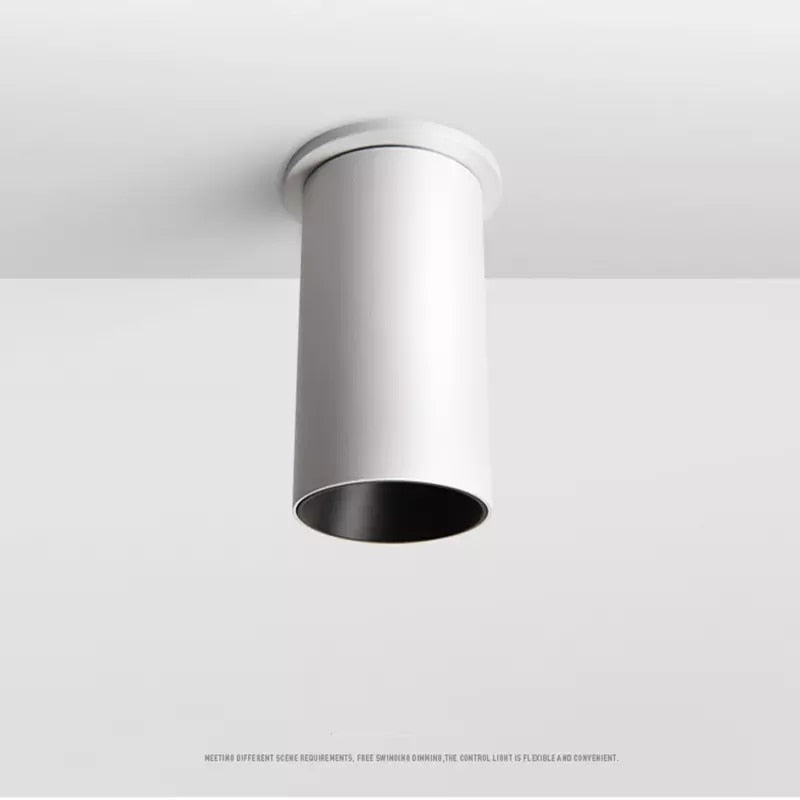 Folding Recessed LED Downlight for Living Room 7W 12W 15W TV Background Hallway Wall COB Ceiling Light