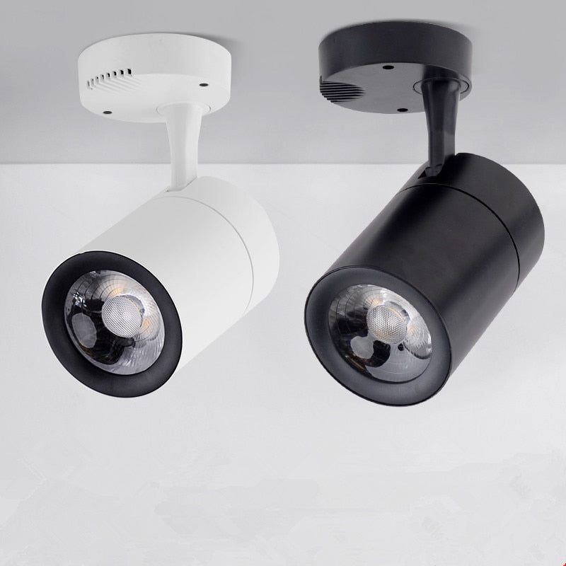 Surface Mounted Rotation LED Downlights 7W 12W 20W 30W Super Bright COB Ceiling Lamp Spot Light AC85-230V Indoor lighting