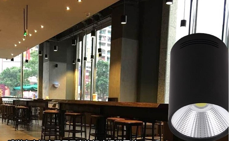 Dimmable LED Downlight Ceiling light Surface Mounted 8W 12W 15W 20W Ceiling lamps spot light with one meter line Home decoration