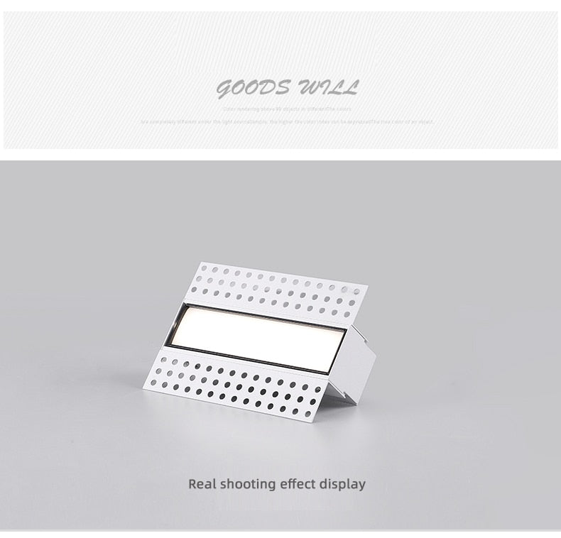 LED Downlight Strip Line Light Bar Creative Linear Recessed Embeded Ceiling Lamps Living Room Corridor Indoor Lighting