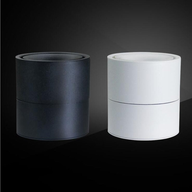 Dimmable 7W 10W 12W led downlight Surface mounted Adjustable 90 degrees Spot light 360 Rotatable led lamp for indoor Foyer,Hall