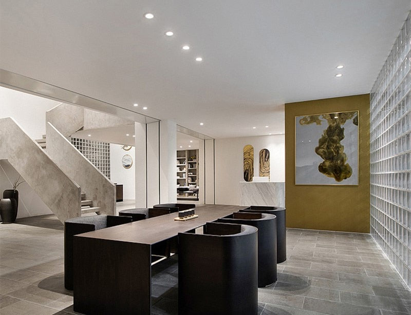 Dimmable LED COB Spotlight Ceiling lamp AC85-265V 7W/12W/15W/18W Aluminum Recessed Downlight Round Panel Light Indoor Lighting