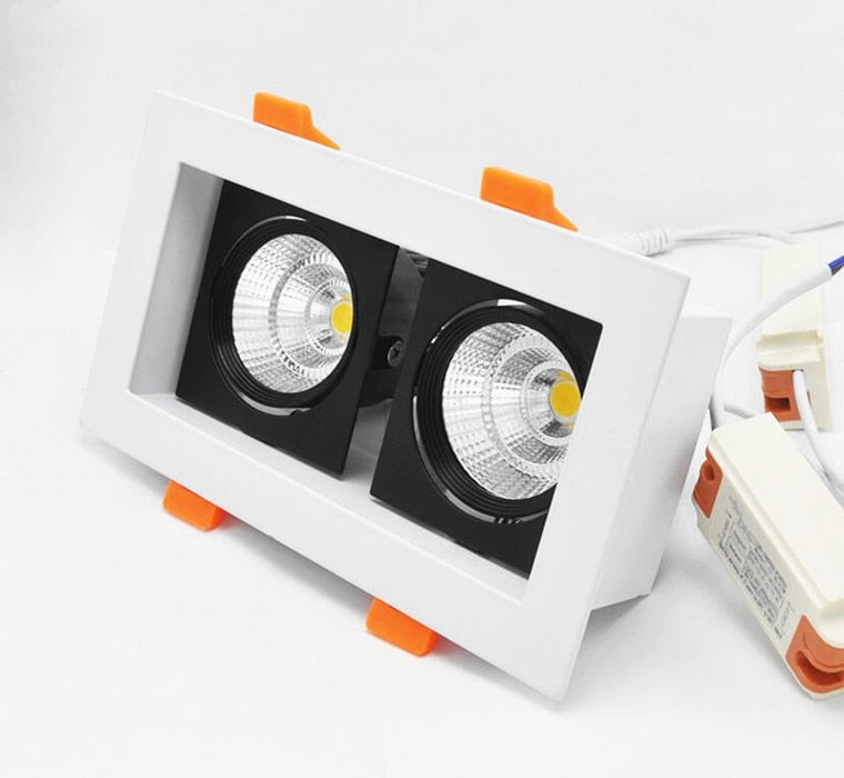 Dimmable Recessed LED Downlights 10W 20W COB LED Ceiling Spot Lights AC110-220V LED Ceiling Lamps Warm Cold White Indoor Lighting