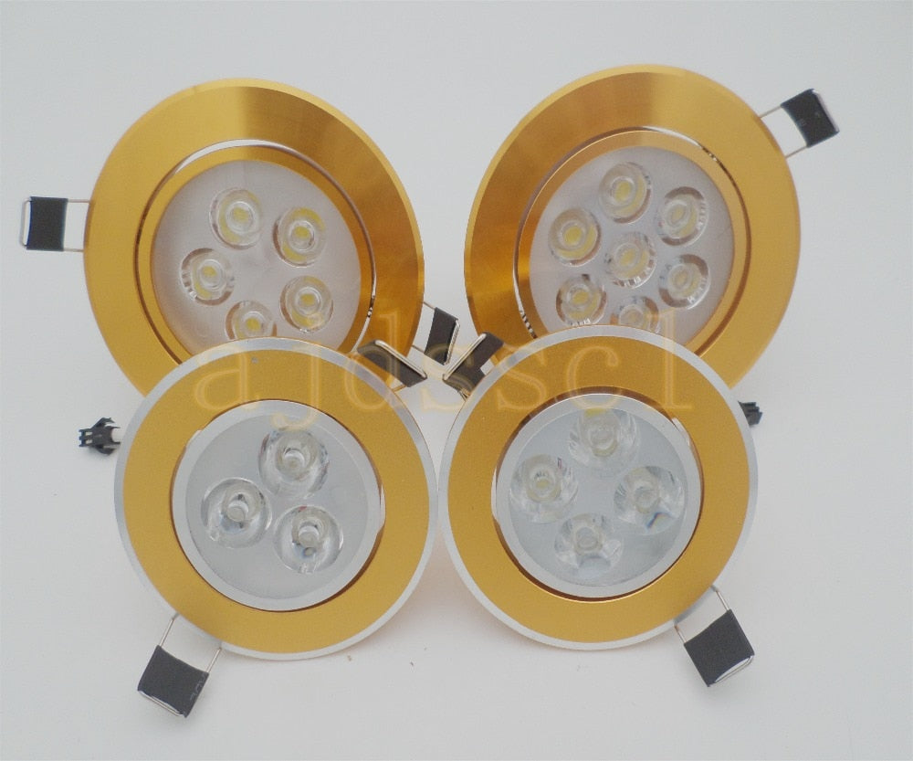 LED round Dimmable 10X Led downlight light Ceiling Spot Light 6w 9w 12w 15w 21w AC110-220V ceiling recessed Lights Indoor Light
