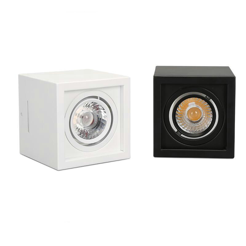 Energy saving Recessed Double LED Dimmable Downlight COB 7w 9w 12W 20W LED Spot light decoration Ceiling Lamp AC 110V 220V