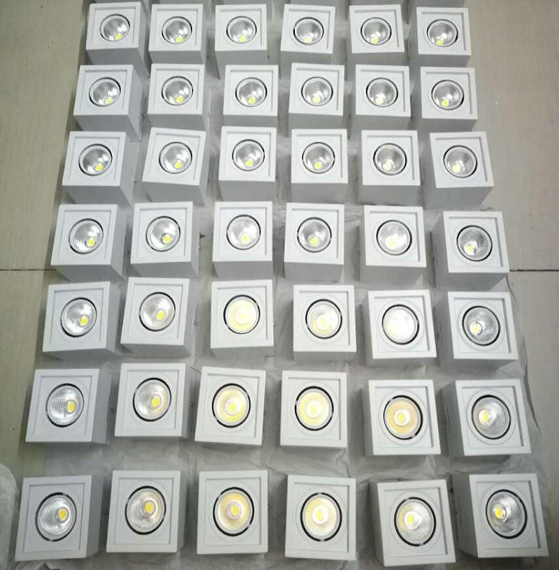 Energy saving Recessed Double LED Dimmable Downlight COB 7w 9w 12W 20W LED Spot light decoration Ceiling Lamp AC 110V 220V