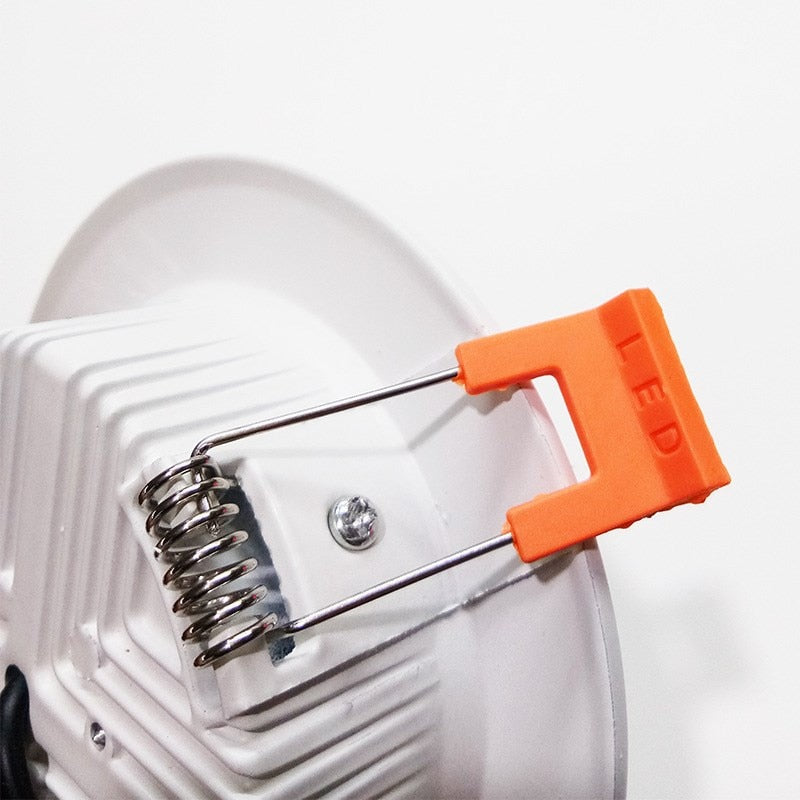 LED Recessed Downlights 3W 5W 7W 9W 12W 15W 20W 24W 30W Round Down Lamps Spotlight Indoor Ceiling Panel Lighting AC220V