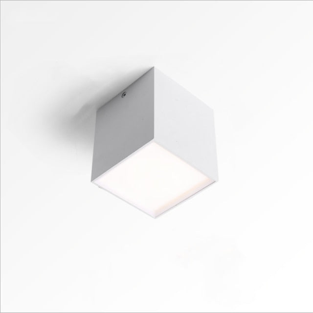 ACETIDE Surface Mounted Quare 9W - 30W LED Cube Ceiling Downlight for Room/Corridor/Hallway COB Spot light indoor lighting