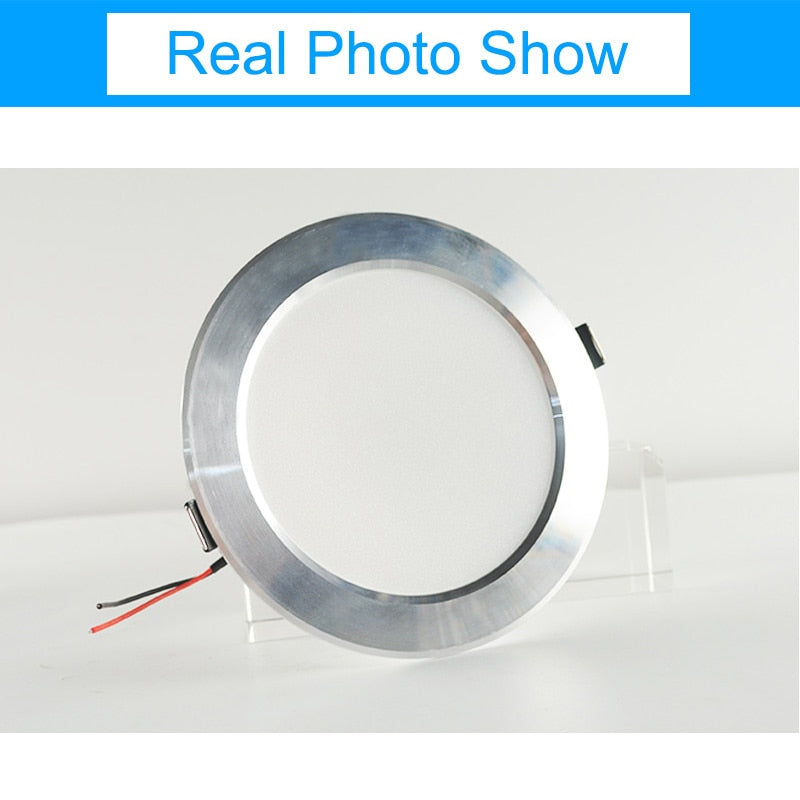 GreenEye LED Downlight 3w 5w 7w 9w 12w 18w AC 220V 240V Aluminum Ultra-thin downlight Indoor Ceiling Round Recessed Spot Lighting