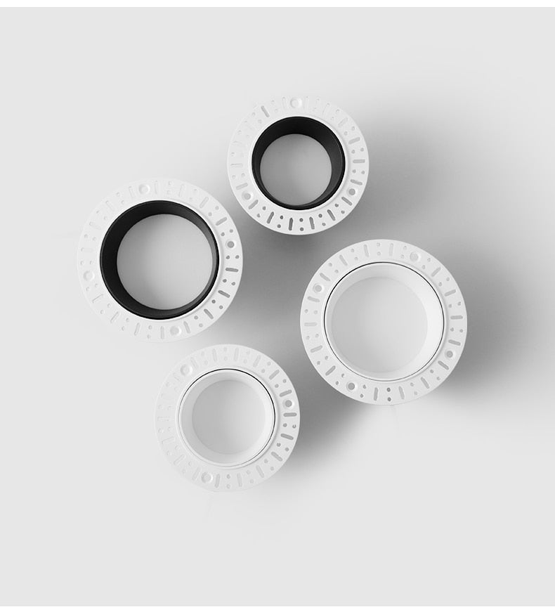 Saiyo Smart Dimmable Tuya LED Downlight Recessed Anti Glare Embedded 7W 10W Spot Lights Aluminum No Border Lamp Indoor Lighting