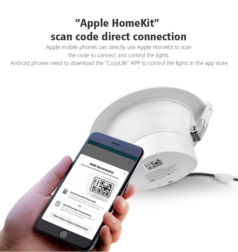 Home Decor WiFi Apple HomeKit E27 Base Smart LED Bulb Magic Lamp Colourful RGBWW RGBCW Downlight Work with Alexa Google Home