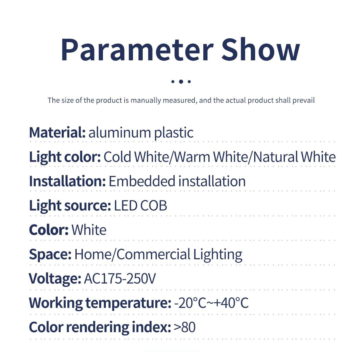 LED Downlight Recessed Light 10 Pcs/Lot 5W 10W 15W AC175-250V Led Spot Lamp For Supermarket Living Room Foyer Bar Counter