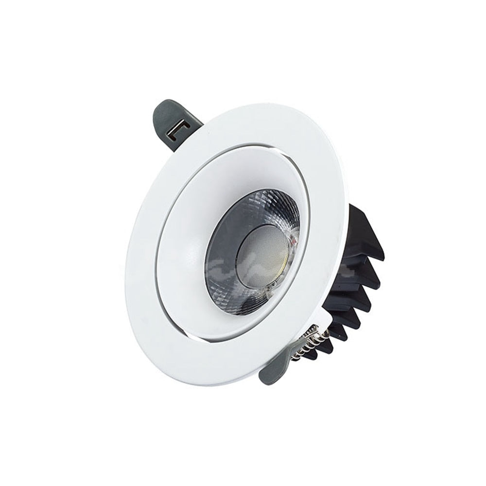Recessed LED Downlight 5W 10W 15W 20W Adjustable 4pcs Spot LED Ceiling Down Light 90-260V Dimmable LED Spotlight