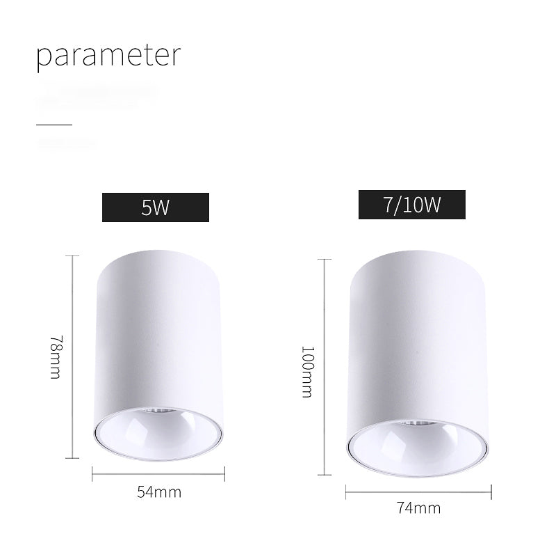 Anti-glare Bright Downlight Outdoor Waterdichte IP65 Led Downlight Badkamer Keuken Balkon Home Fitting Plafond Spot Lamp