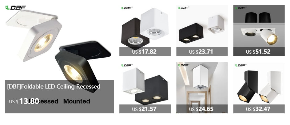 LED Ceiling Spot Light 14W 18W 24W 30W Recessed Ceiling Downlight Lamp Dimmable led bulb AC85-265V Indoor Lightings