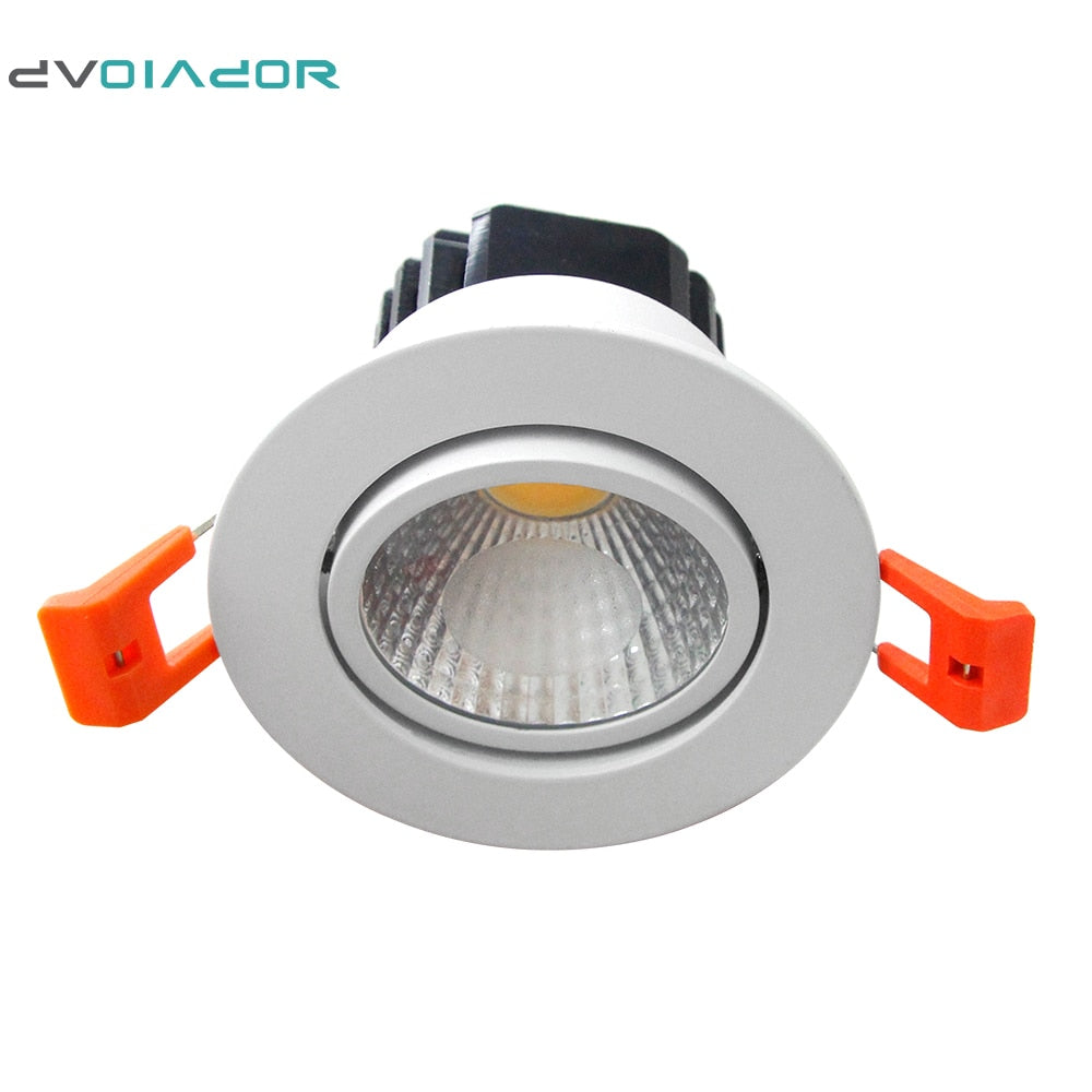 Dimmable led downlight COB 6W 9W 12W 15W 110v 220v Spot LED DownLights Ceiling Recessed Downlights Warm White/Nature White/Whie