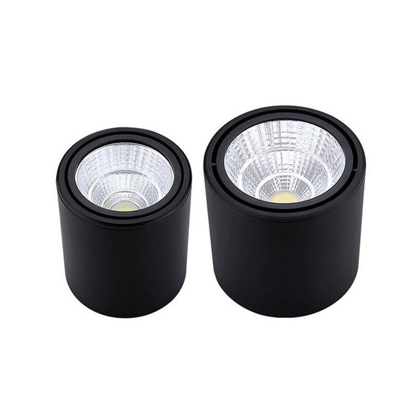 Dimmable Surface Mounted Rotating LED Downlights 5W/7W/10W/15W/20W Epistar Chip COB Ceiling Spot Light AC85~265V Background Lamp