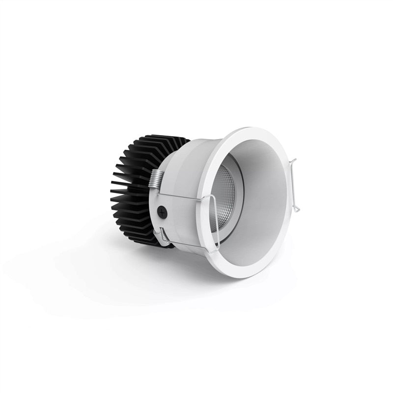 Dimmable LED Recessed AC85-265V Downlight 7W 12W 20W 25W COB Spot light Color 3000K 4000K 6000K For Indoor Ceiling Lamp