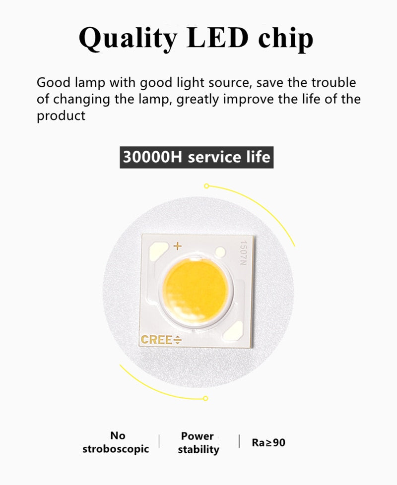 Super Brightness AC 85-230V Square Surface Mounted LED COB Dimmable Downlights 10W 15W 2X10W 2X15W LED Ceiling Lamp Spot Light