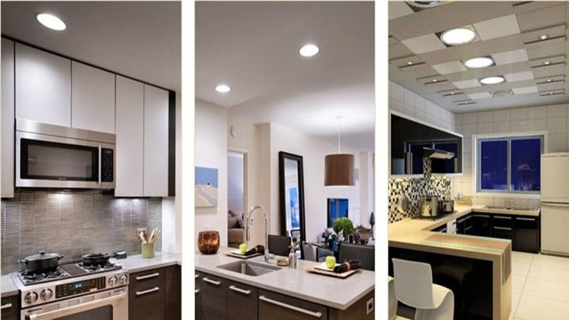 Dimmable 6w 12w 18w Surface mounted led downlight Round panel light smd Ultra thin circle ceiling Down lamp kitchen Bathroom lamp