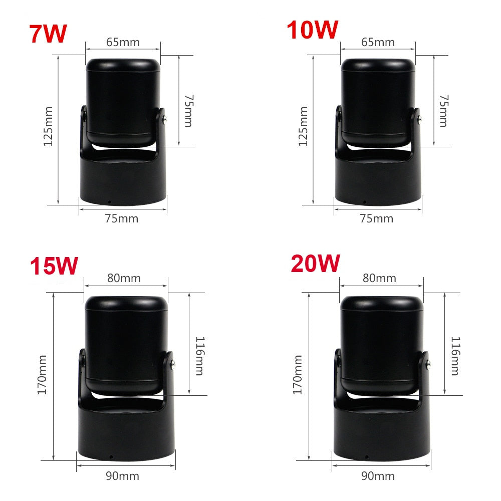 DBF LED Surface Mounted Downlight Dimmable 7W 10W 15W 20W LED Ceiling Spot Light AC90-265V for Living room Bedroom Kitchen