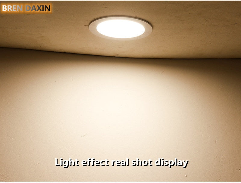 AC220V Round LED Downlight Embedded Daylight Spotlight 5W 9W 12W 18W Living Room Access Suitable for all kinds of occasions