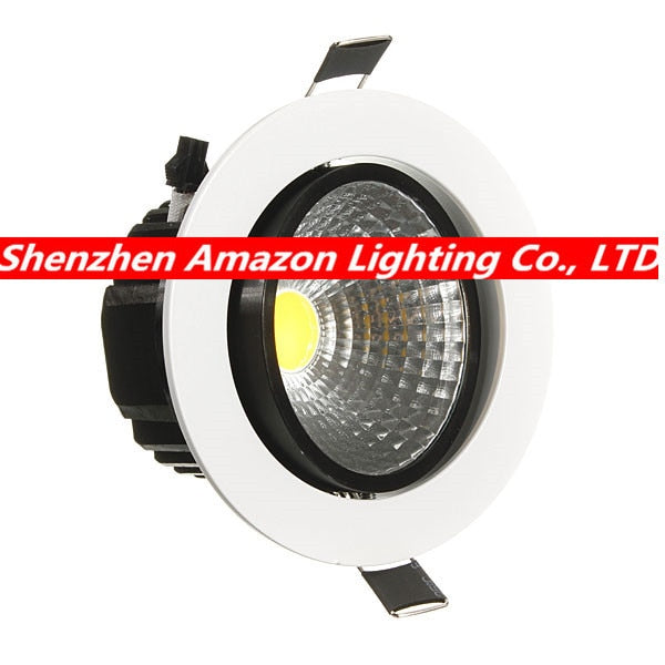 LED COB Ceiling Downlight 85-265V 6pcs/lot 12W COB LED Down Light Spotlight