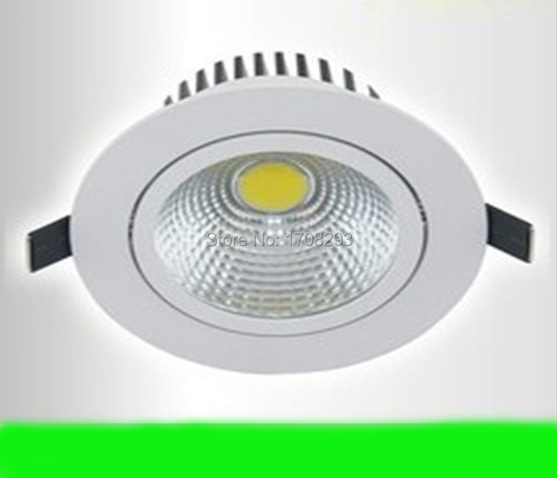 Downlight 30 PCS 7W 10W Dimmable Cob Led Downlights Cool/Warm White Recessed lamp 110V/220V/230V CE RoHS