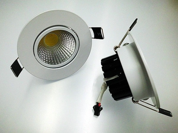 Downlight 30 PCS 7W 10W Dimmable Cob Led Downlights Cool/Warm White Recessed lamp 110V/220V/230V CE RoHS