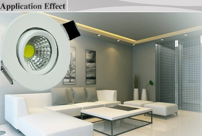 Downlight 30 PCS 7W 10W Dimmable Cob Led Downlights Cool/Warm White Recessed lamp 110V/220V/230V CE RoHS