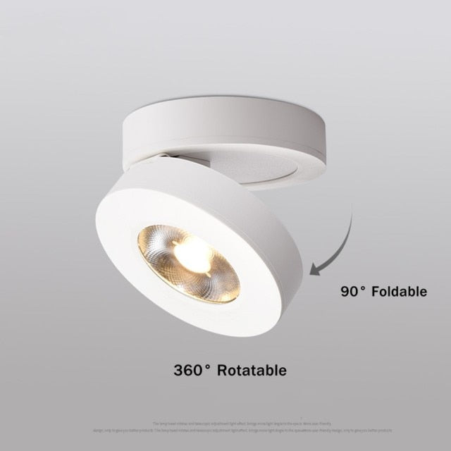 Led Downlights Surface Mounted Ceiling Lamp Spot Led Lamp Lighting Angle Adjustable 3W 5W 7W AC220V For Living Room Bedroom