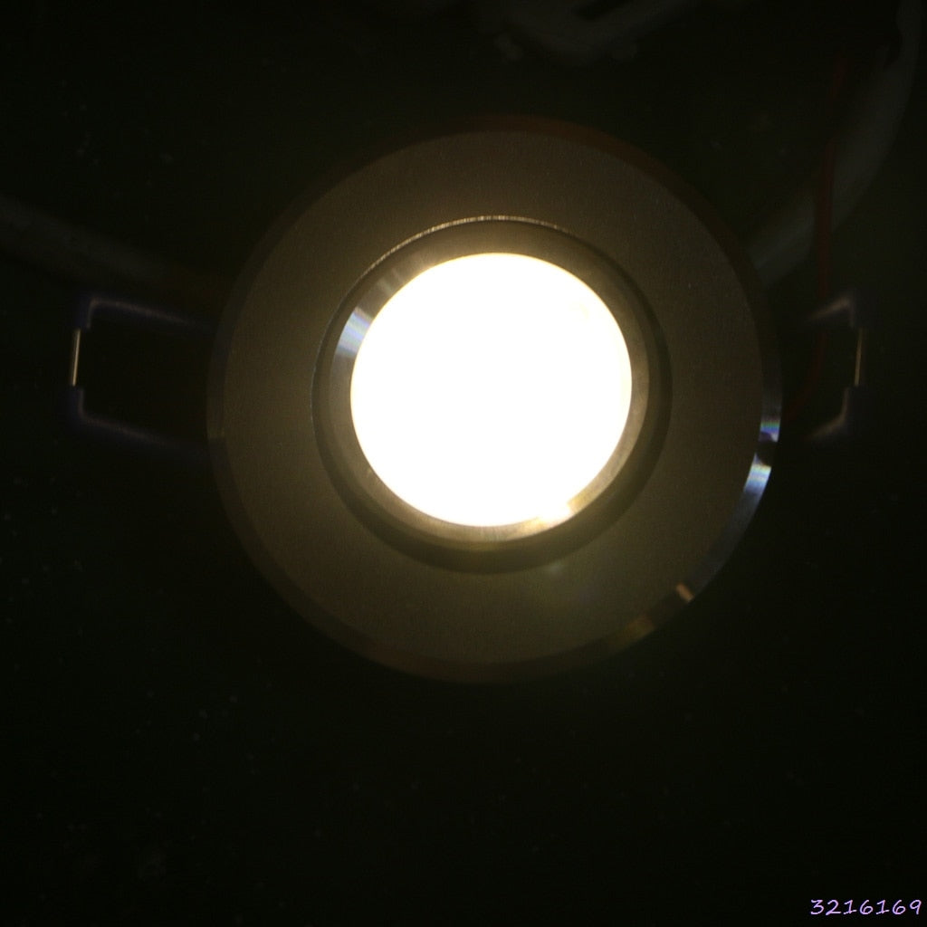 LED Lights 85-265V Cabinet Mini Downlight 1W Spot Ceiling Lamp