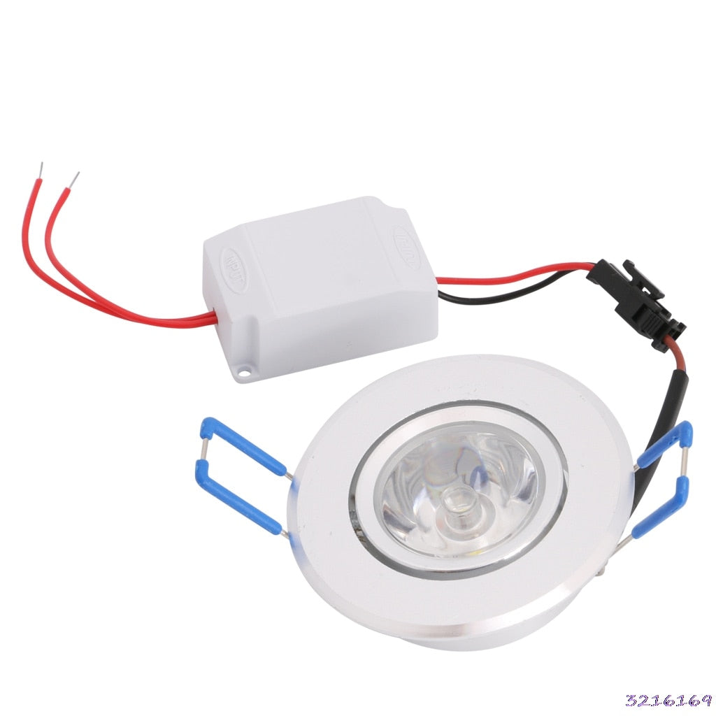 LED Lights 85-265V Cabinet Mini Downlight 1W Spot Ceiling Lamp